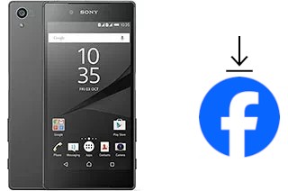 Comment installer Facebook sur un Sony Xperia Z5 Dual