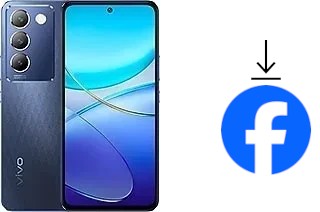 Comment installer Facebook sur un vivo V40 SE