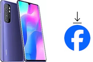 Comment installer Facebook sur un Xiaomi Mi Note 10 Lite