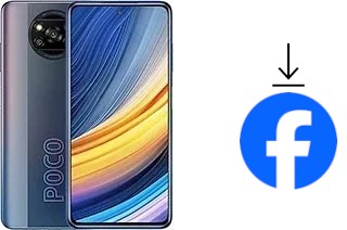 Comment installer Facebook sur un Xiaomi Poco X3 Pro