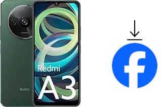 Comment installer Facebook sur un Xiaomi Redmi A3