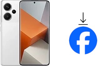 Comment installer Facebook sur un Xiaomi Redmi Note 13 Pro+