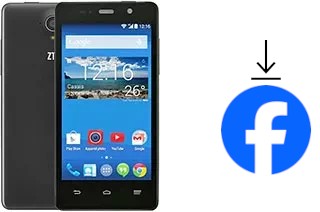 Comment installer Facebook sur un ZTE Blade Apex 3