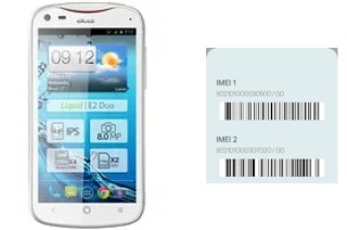 Comment voir le code IMEI dans Liquid E2