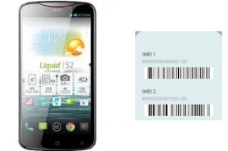 Comment voir le code IMEI dans Liquid S2