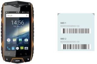 Comment voir le code IMEI dans AGM A7