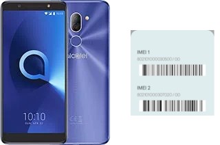 Comment voir le code IMEI dans alcatel 3x