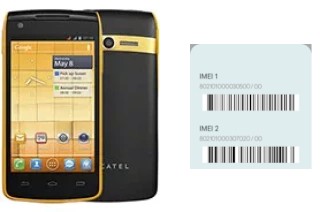 Comment voir le code IMEI dans OT-992D