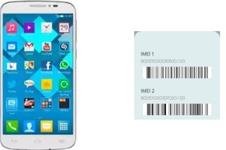 Comment voir le code IMEI dans OneTouch Pop C7