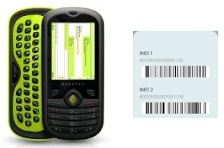 Comment voir le code IMEI dans OT-606 One Touch CHAT