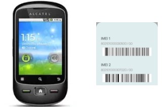 Comment voir le code IMEI dans OT-906