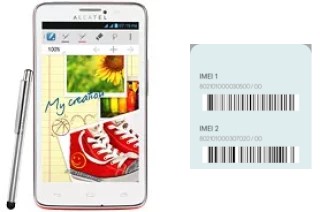 Comment voir le code IMEI dans One Touch Scribe Easy