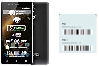 Comment voir le code IMEI dans P6 Energy Lite