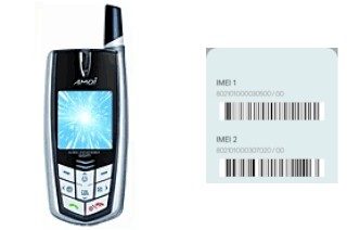 Comment voir le code IMEI dans Amoi CS6