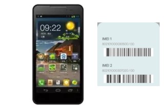 Comment voir le code IMEI dans A860W