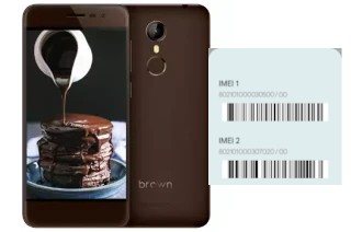 Comment voir le code IMEI dans Brown 1