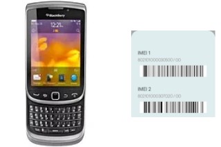 Comment voir le code IMEI dans Torch 9810