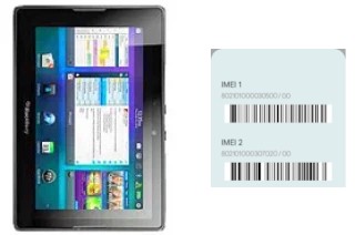 Comment voir le code IMEI dans 4G LTE Playbook