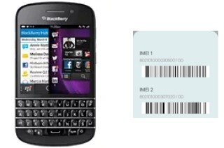 Comment voir le code IMEI dans BlackBerry Q10