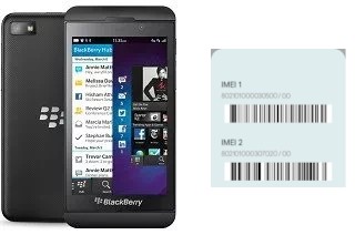 Comment voir le code IMEI dans BlackBerry Z10