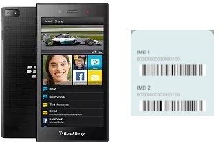 Comment voir le code IMEI dans BlackBerry Z3