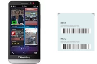 Comment voir le code IMEI dans BlackBerry Z30