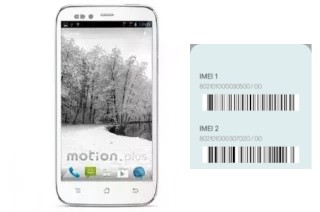 Comment voir le code IMEI dans Motion Plus SK504