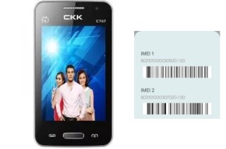 Comment voir le code IMEI dans CKK mobile C707