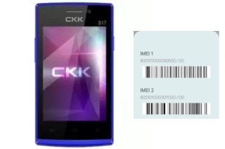 Comment voir le code IMEI dans CKK mobile S17