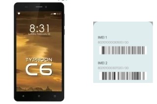 Comment voir le code IMEI dans Typhoon C6