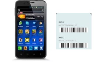 Comment voir le code IMEI dans Excite 500G