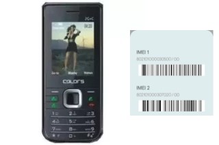 Comment voir le code IMEI dans Colors Mobile CG301