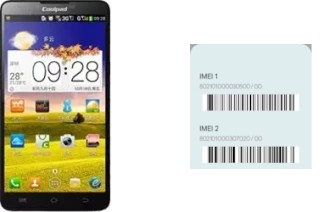 Comment voir le code IMEI dans 9080W