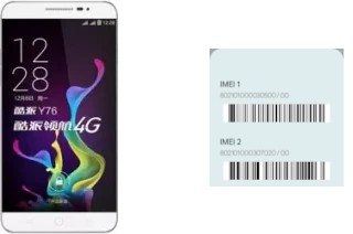 Comment voir le code IMEI dans Coolpad Y76