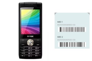 Comment voir le code IMEI dans G-Tide C1