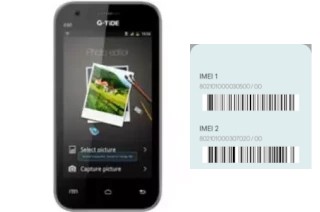 Comment voir le code IMEI dans G-Tide E60