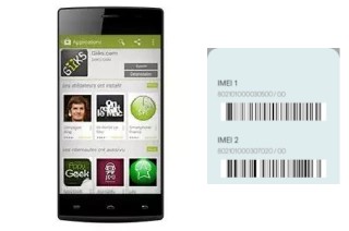 Comment voir le code IMEI dans G-Tide S3