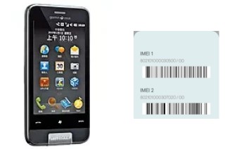 Comment voir le code IMEI dans nuvifone M10