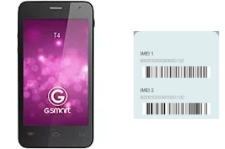 Comment voir le code IMEI dans GSmart T4