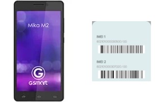 Comment voir le code IMEI dans GSmart Mika M2