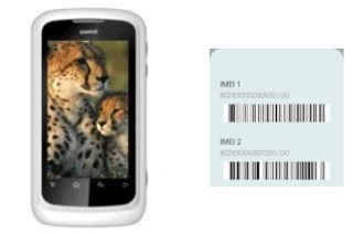 Comment voir le code IMEI dans GSmart G1317 Rola