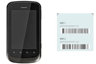 Comment voir le code IMEI dans GSmart G1342 Houston