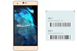 Comment voir le code IMEI dans Swift L1