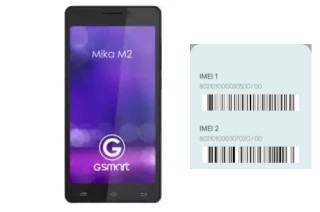 Comment voir le code IMEI dans GSmart Mika M2