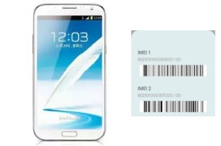 Comment voir le code IMEI dans N7102