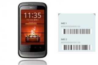 Comment voir le code IMEI dans HEDY H701