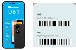 Comment voir le code IMEI dans HiSense U61