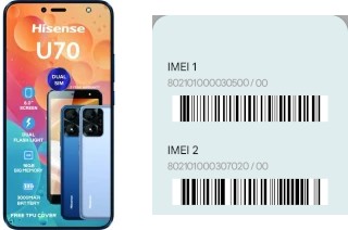 Comment voir le code IMEI dans HiSense U70