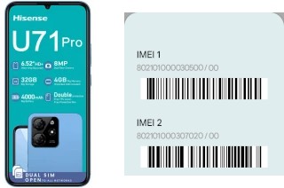 Comment voir le code IMEI dans U71 Pro