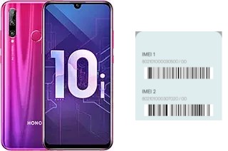 Comment voir le code IMEI dans Honor 10i